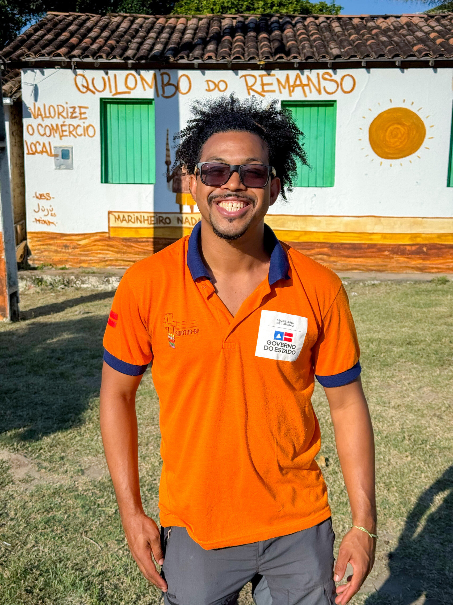 Délio Dias, Guia de turismo - Foto de Dell Brito/Vivai